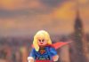 Lego Minifigure Supergirl fly