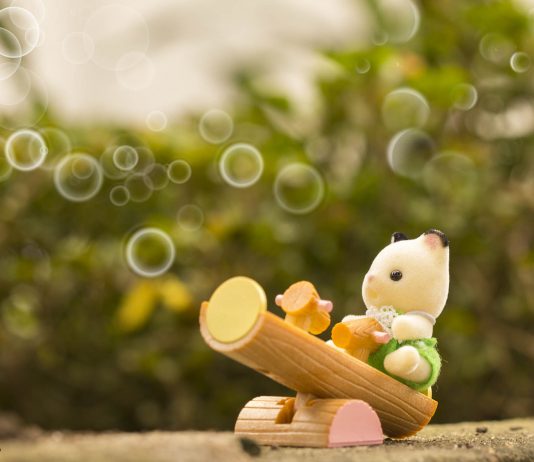 The Sylvanian Baby Cat Plays Outside The Sylvanian kitten play outside