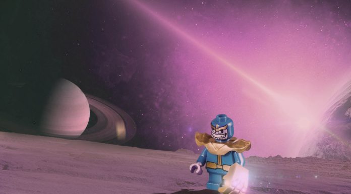 Lego Minifigs thanos in space