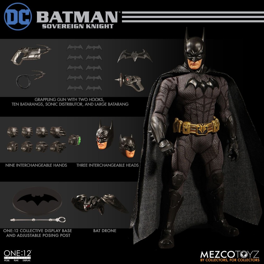 Mezco Toyz One:12 Collective Batman Sovereign Knight