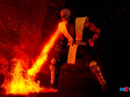 Storm Collectibles Mortal Kombat Scorpion Fire Breath