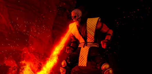 Mortal Kombat Scorpion Fire Breath Storm Collectibles Mortal Kombat Scorpion Fire Breath