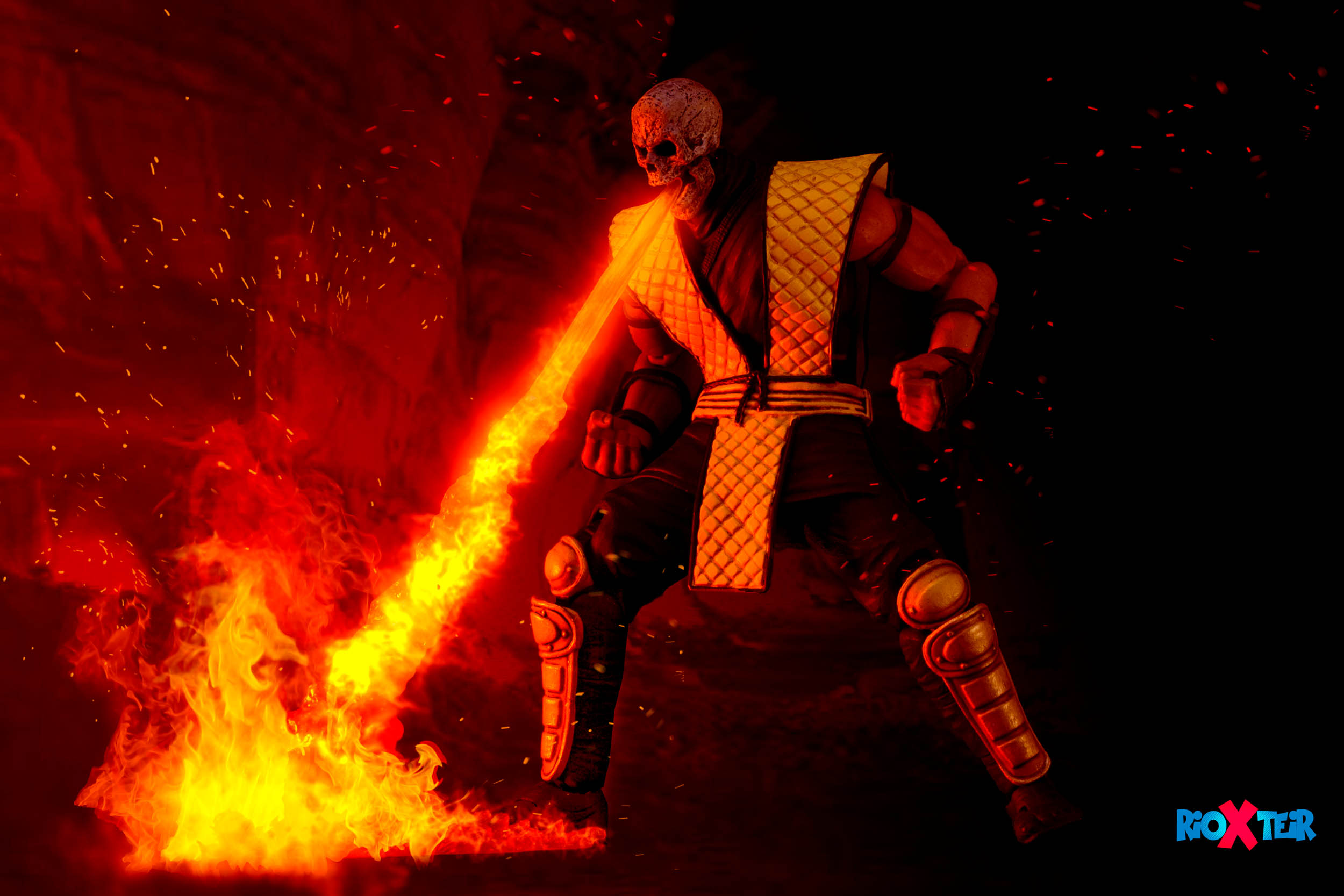 Storm Collectibles Mortal Kombat Scorpion Fire Breath