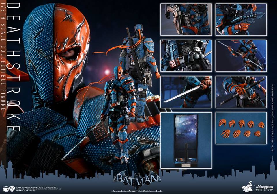 Hot Toys Deathstroke Batman Arkham Origins Game