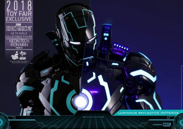 Hot Toys Neon Tech Iron Man Mark IV