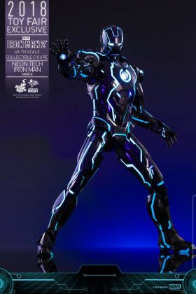 Hot Toys Neon Tech Iron Man Mark IV