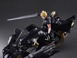 Square Enix Play Arts Kai Cloud Strife and Fenrir FINAL FANTASY VII ADVENT CHILDREN