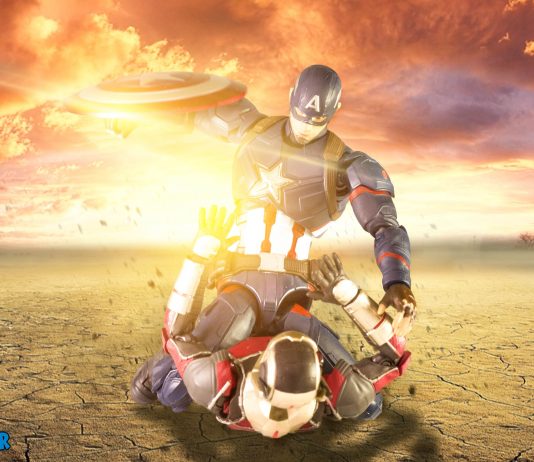 SHF Captain America fight SHF Antman