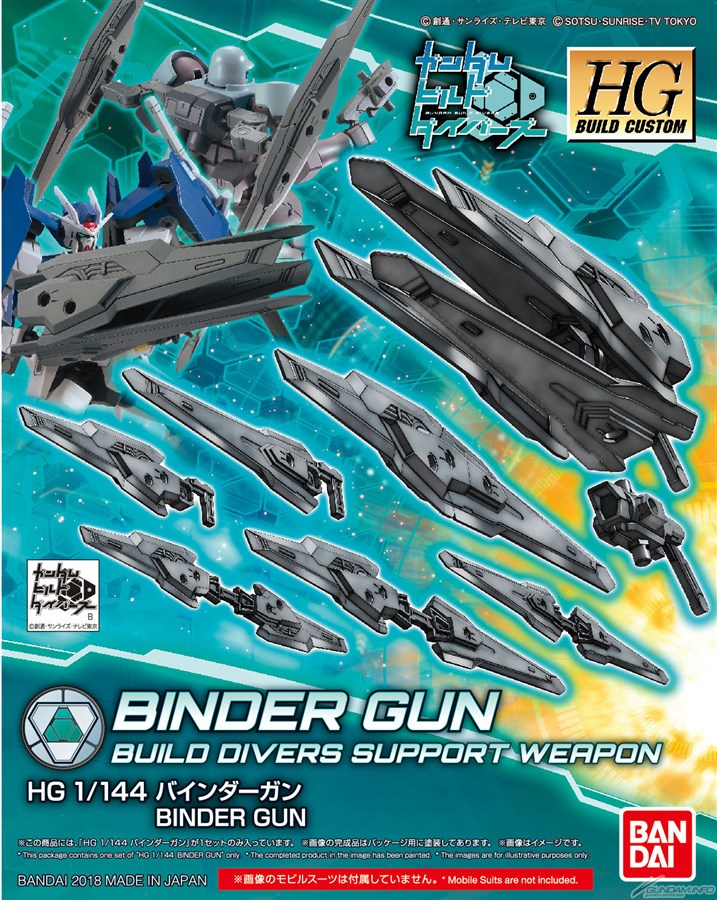 Bandai HGBC Binder Gun