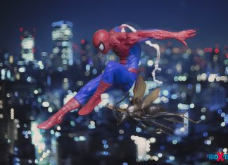 Spider-Man on His Night Patrol