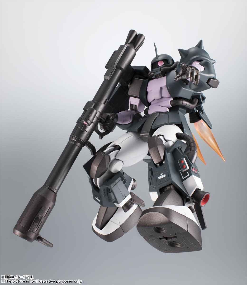 Bandai Robot Spirits Zaku II Ver ANIME Black Tri-Stars