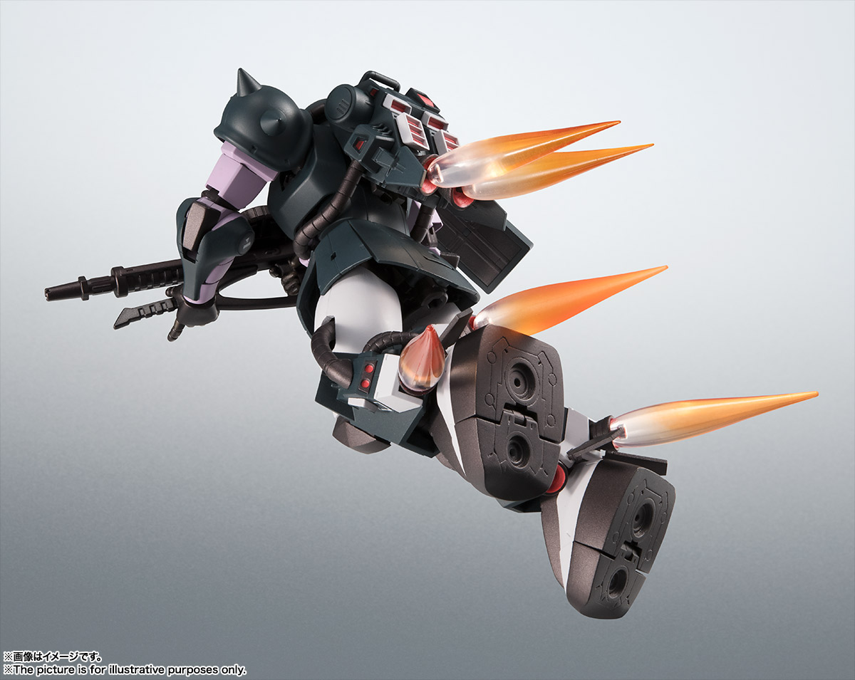 Bandai Robot Spirits Zaku II Ver ANIME Black Tri-Stars