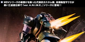 Bandai Robot Spirits Zaku II Ver ANIME Black Tri-Stars