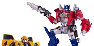 Transformers Movie Legendary Optimus Prime + Power Charge Bumblebee Set