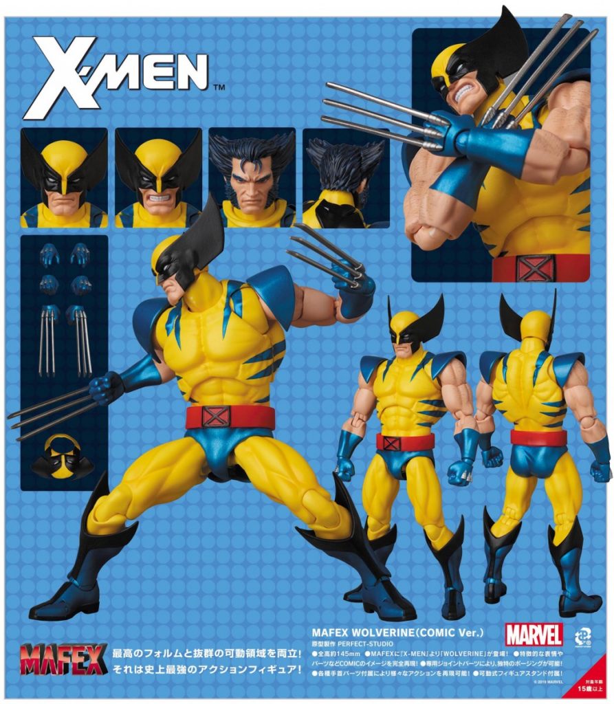 Mafex Action Figure Wolverine Comic Version