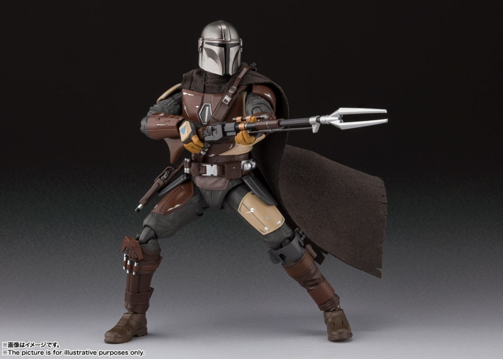 thumbnail image 2 of S.H. Figuarts Star Wars The Mandalorian (Din Jalin), Approx. 5.9 Inches (150 Mm), ABS & PVC & Cloth, Pre-painted Action Figure 2 of 13