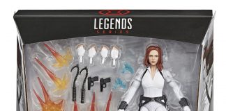 Marvel Legends Black Widow Deluxe Movie White Outfit