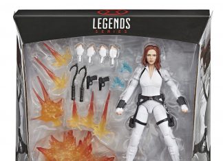 Marvel Legends Black Widow Deluxe Movie White Outfit