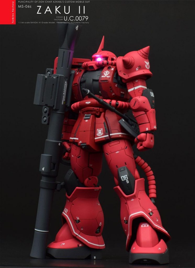 HG MS-06S Zaku The Origin by Turbin Factory