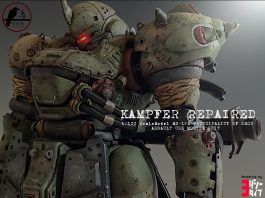 MG 1/100 MS-18E Kampfer Repaired Custom Work by baby19730911