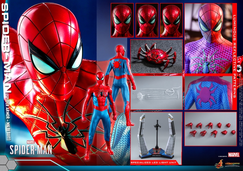 Hot Toys 1/6th scale Spider-Man (Spider Armor - MK IV Suit)