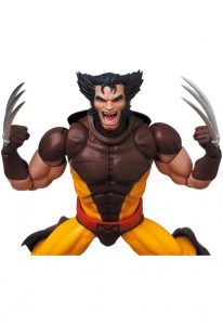 Mô Hình Hãng CT Mafex 138 Wolverine Marvel X-MEN Brown Suit Comic 1/12