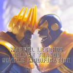 Marvel Legends Deluxe Thanos Simple Modification