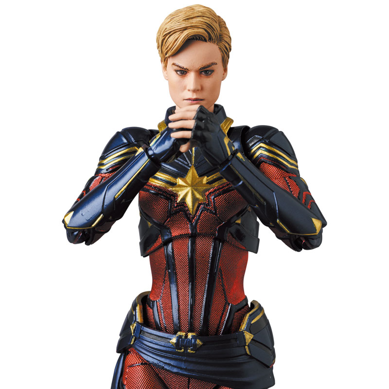 Mafex Series No. 163 Captain Marvel [Avengers: Endgame]