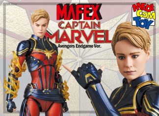 Mafex Series No. 163 Captain Marvel [Avengers: Endgame]