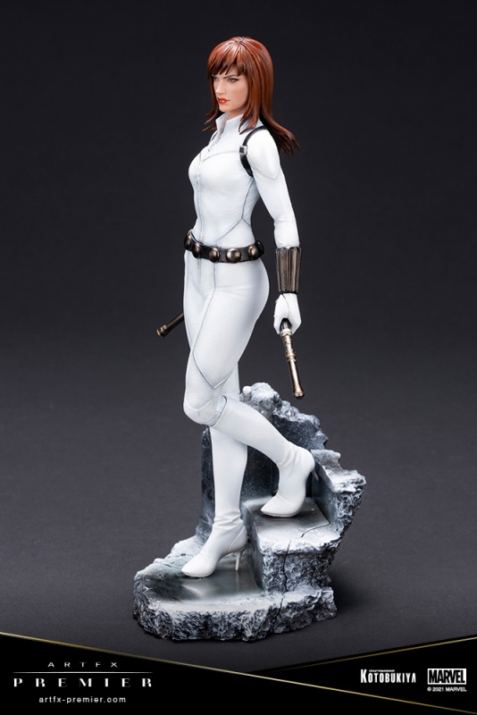 ARTFX Premier 1/10 Scale Black Widow White Costume Limited Edition [Marvel Universe]