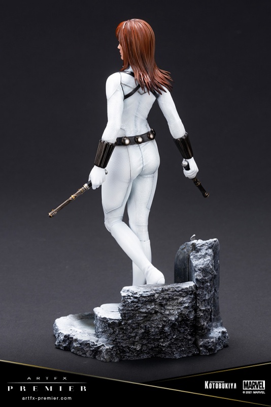 ARTFX Premier 1/10 Scale Black Widow White Costume Limited Edition [Marvel Universe]