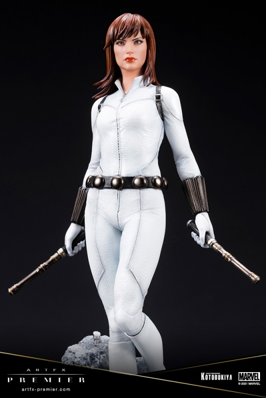 ARTFX Premier 1/10 Scale Black Widow White Costume Limited Edition [Marvel Universe]