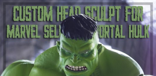 Custom Head Sculpt for Marvel Select Immortal Hulk
