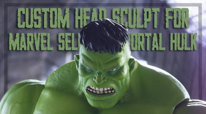 Custom Head Sculpt for Marvel Select Immortal Hulk