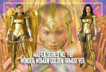 Mafex Series No. 148 Wonder Woman Golden Armor Ver.