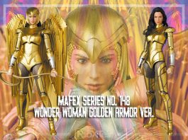 Mafex Series No. 148 Wonder Woman Golden Armor Ver.