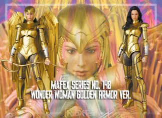 Mafex Series No. 148 Wonder Woman Golden Armor Ver.